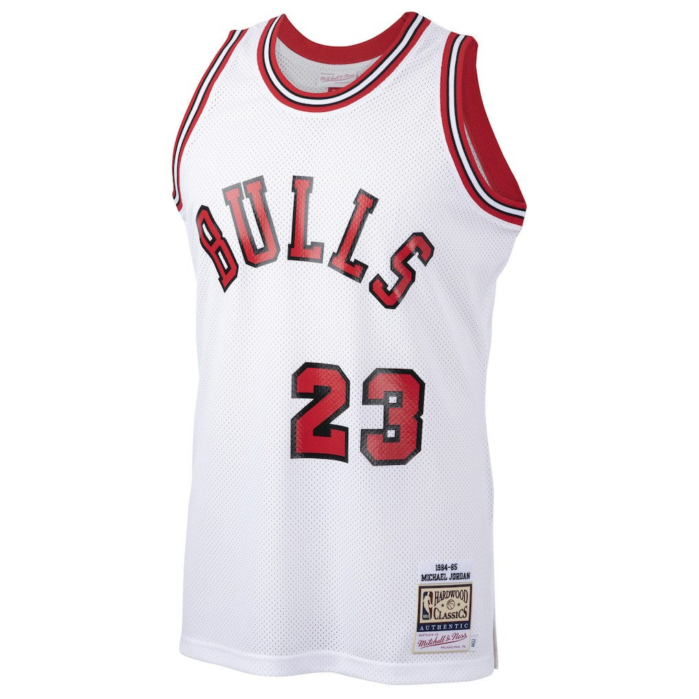 Michael Jordan Chicago Bulls 1984/85 Hardwood Classics Rookie Authentic Jersey White - Mitchell & Ness