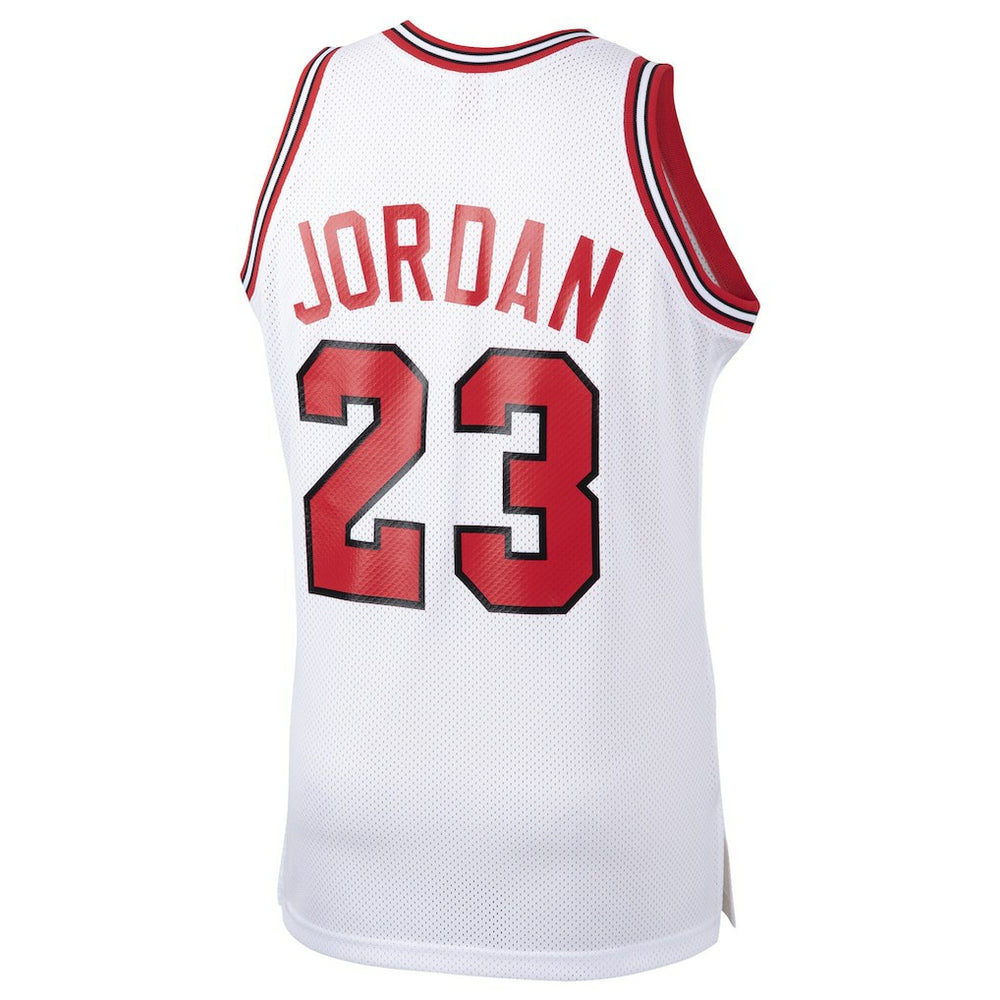Michael Jordan Chicago Bulls 1984/85 Hardwood Classics Rookie Authentic Jersey White - Mitchell & Ness