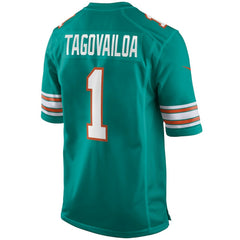 Tua Tagovailoa Miami Dolphins Alternate Game Jersey - Aqua Jerseys