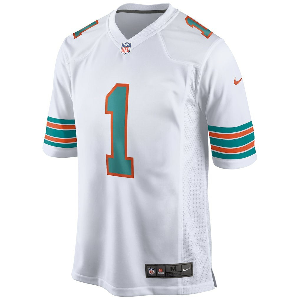 Tua Tagovailoa Miami Dolphins 2nd Alternate Game Jersey - White Jerseys