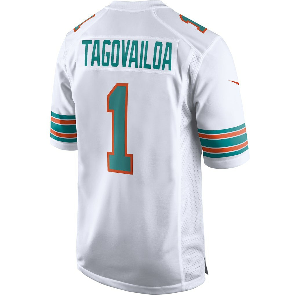 Tua Tagovailoa Miami Dolphins 2nd Alternate Game Jersey - White Jerseys