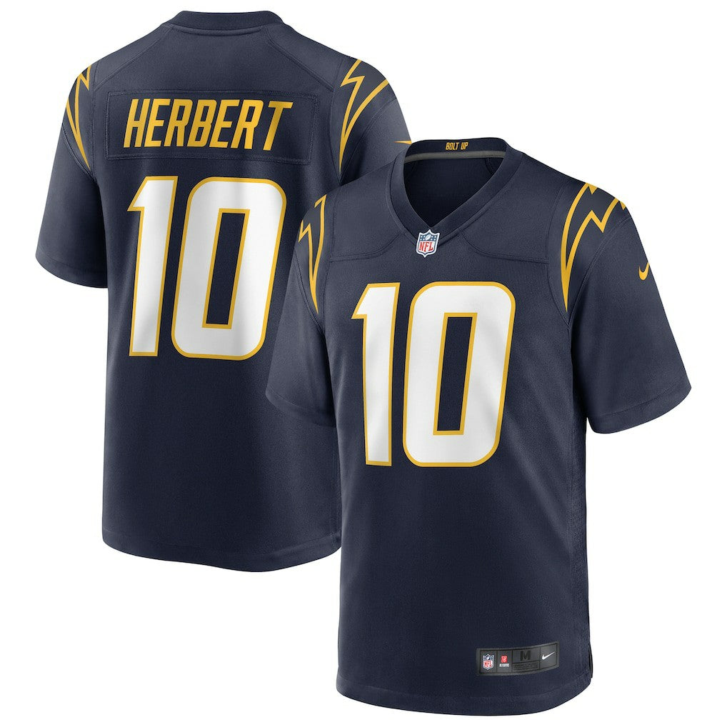 Justin Herbert Los Angeles Chargers Alternate Game Jersey - Navy Jerseys