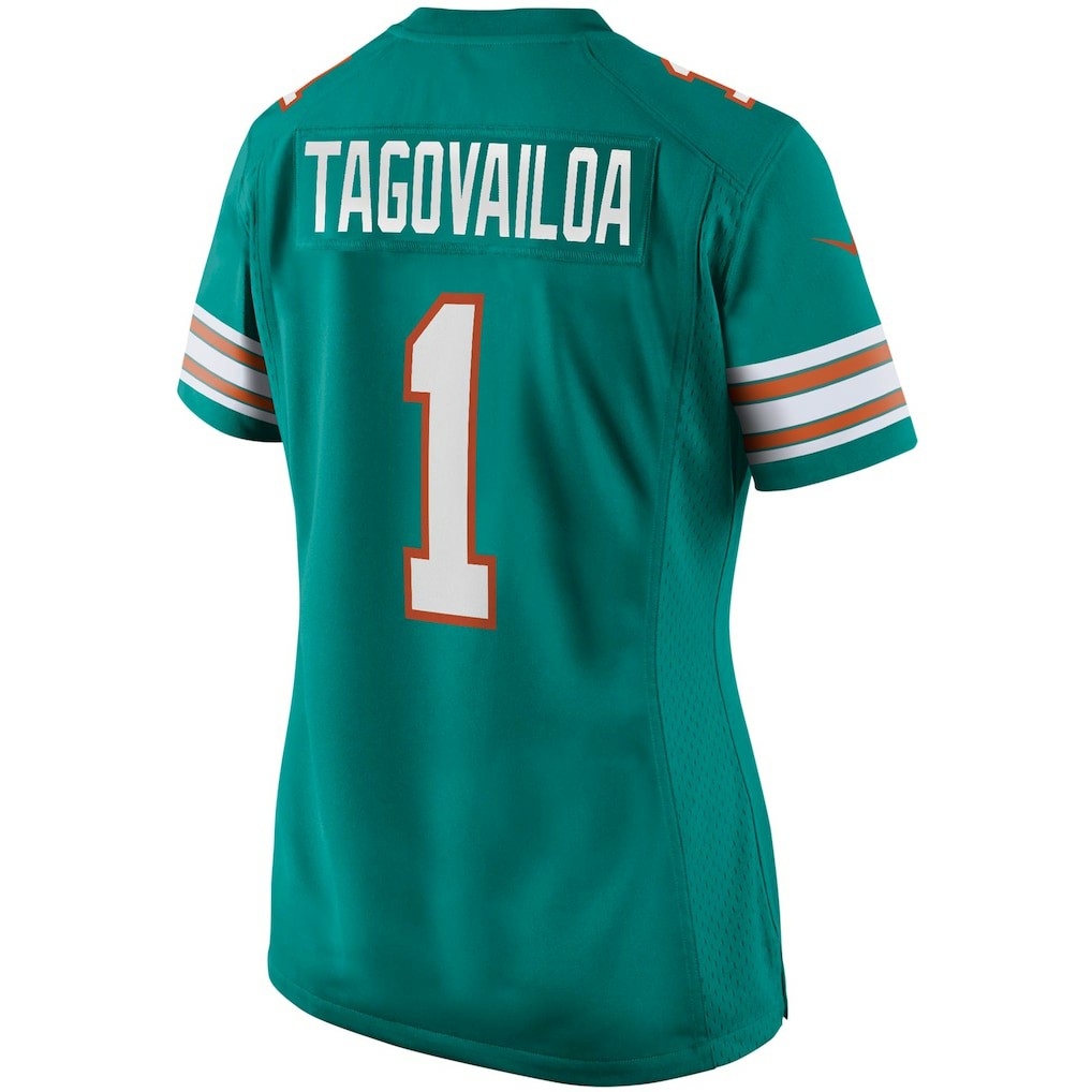 Tua Tagovailoa Miami Dolphins Women's Alternate Game Jersey - Aqua Jerseys