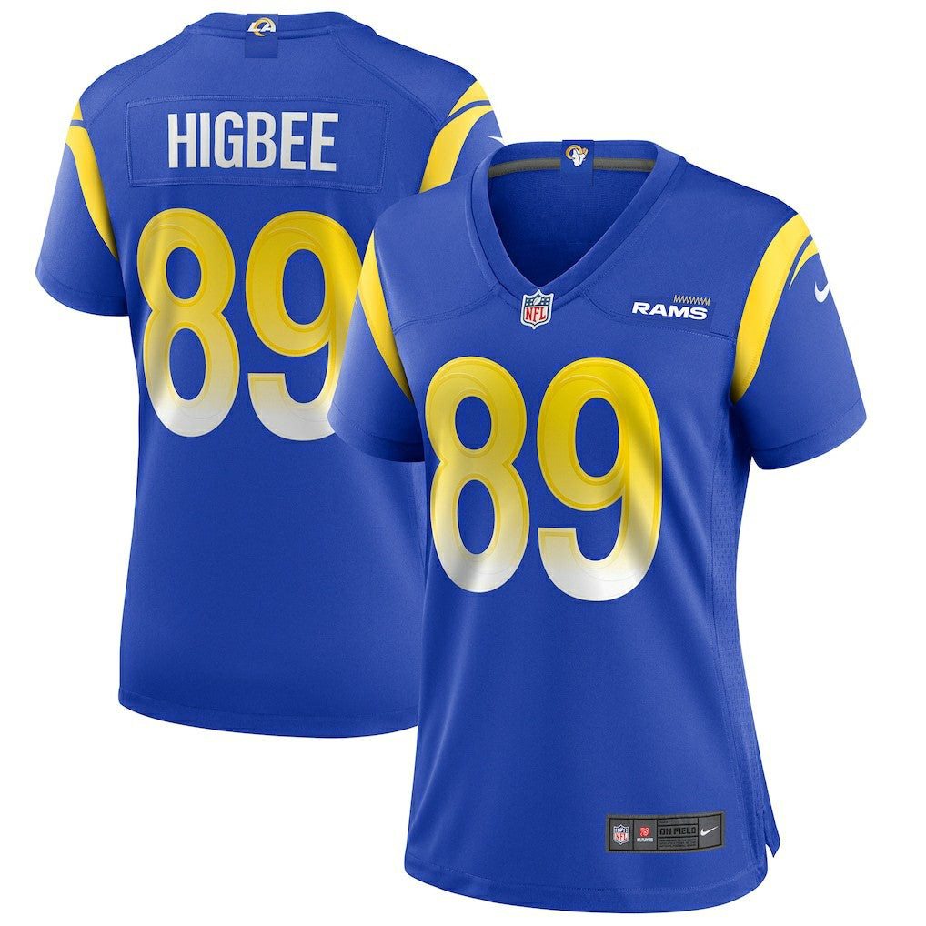 Tyler Higbee Los Angeles Rams Women's Game Player Jersey - Royal Jerseys
