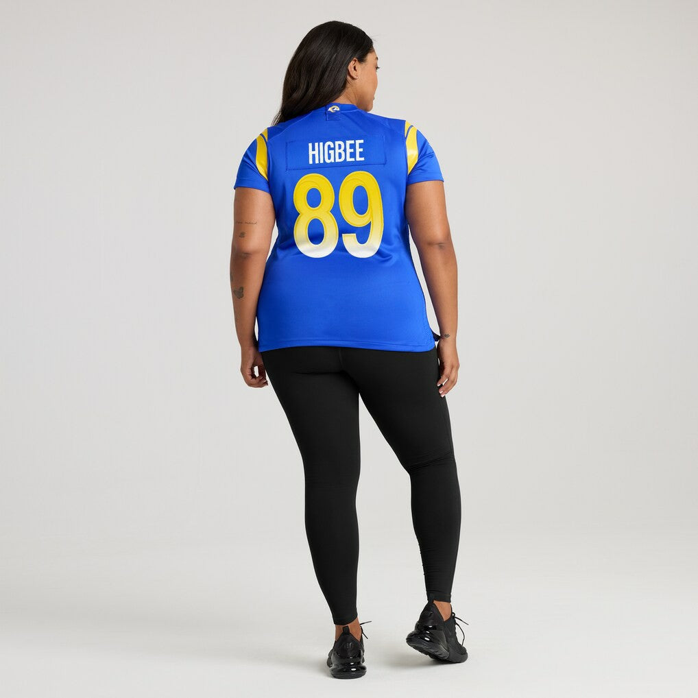 Tyler Higbee Los Angeles Rams Women's Game Player Jersey - Royal Jerseys