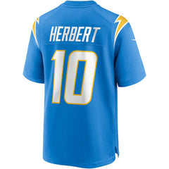Justin Herbert Los Angeles Chargers Player Game Jersey - Powder Blue Jerseys