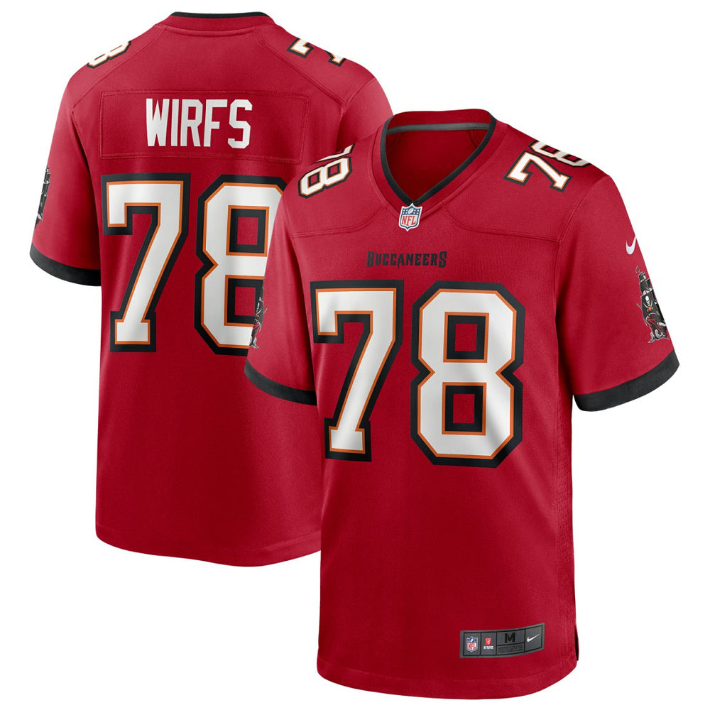 Tristan Wirfs Tampa Bay Buccaneers Player Game Jersey - Red Jerseys