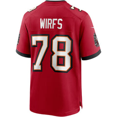 Tristan Wirfs Tampa Bay Buccaneers Player Game Jersey - Red Jerseys