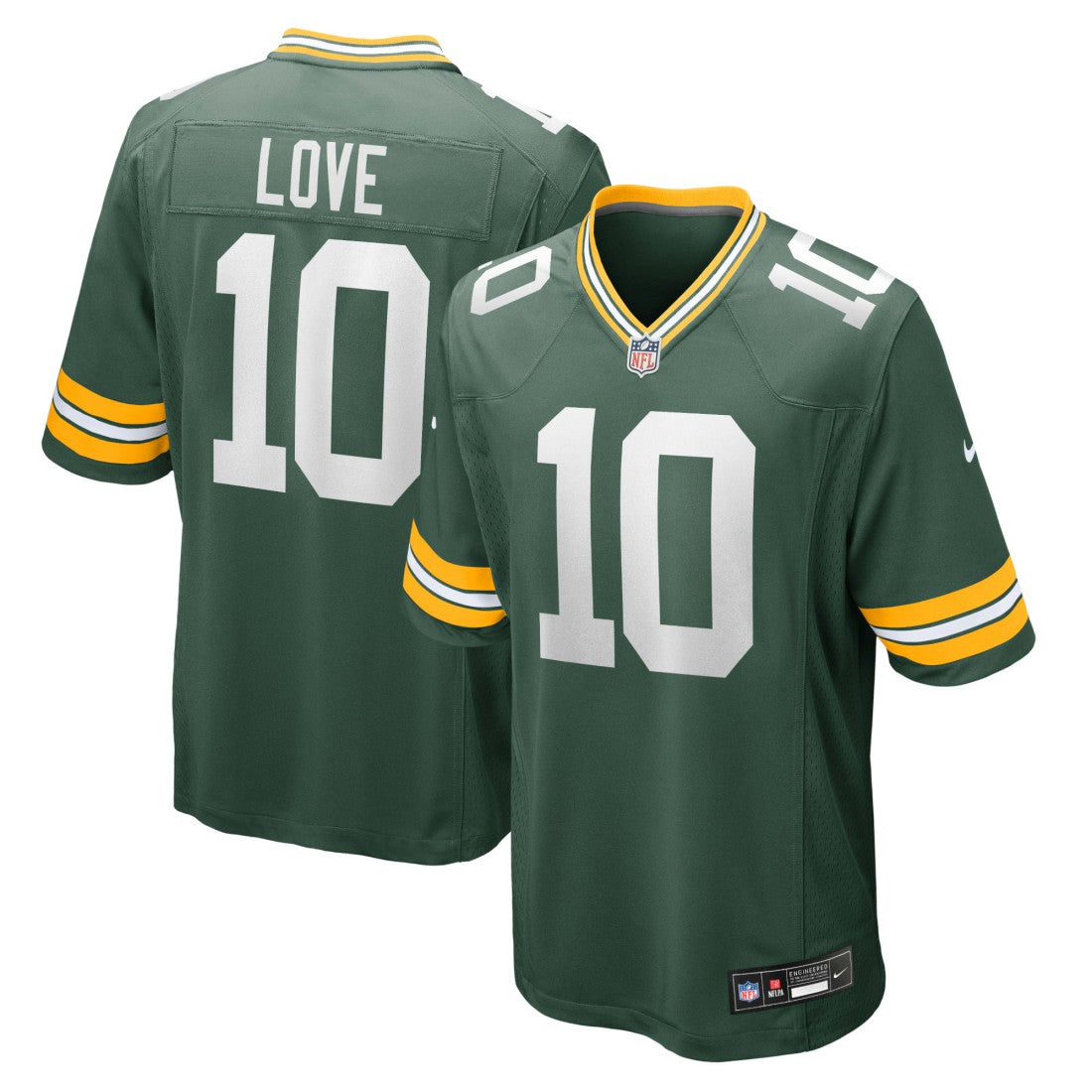 Jordan Love Green Bay Packers Player Game Jersey - Green Jerseys