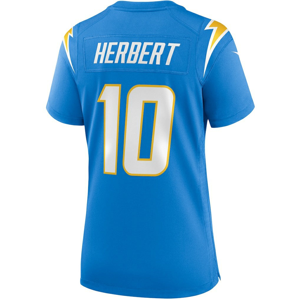 Justin Herbert Los Angeles Chargers Women's Player Game Jersey - Powder Blue Jerseys
