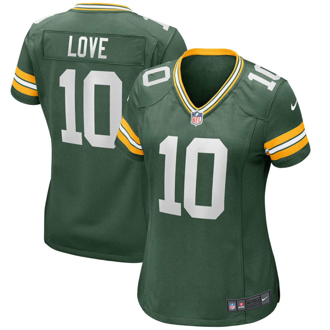 Jordan Love Green Bay Packers Women's Game Jersey - Green Jerseys
