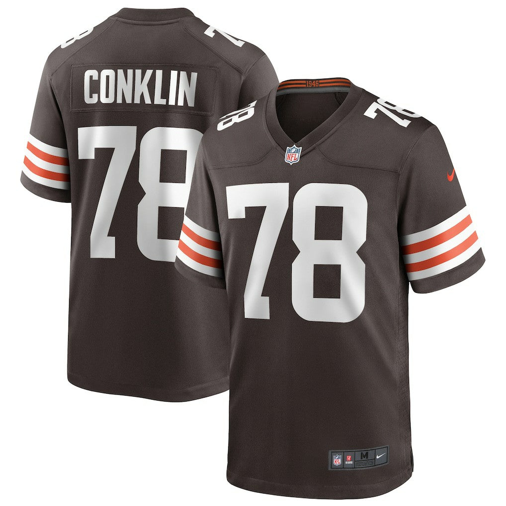 Jack Conklin Cleveland Browns Game Player Jersey - Brown Jerseys