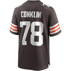 Jack Conklin Cleveland Browns Game Player Jersey - Brown Jerseys