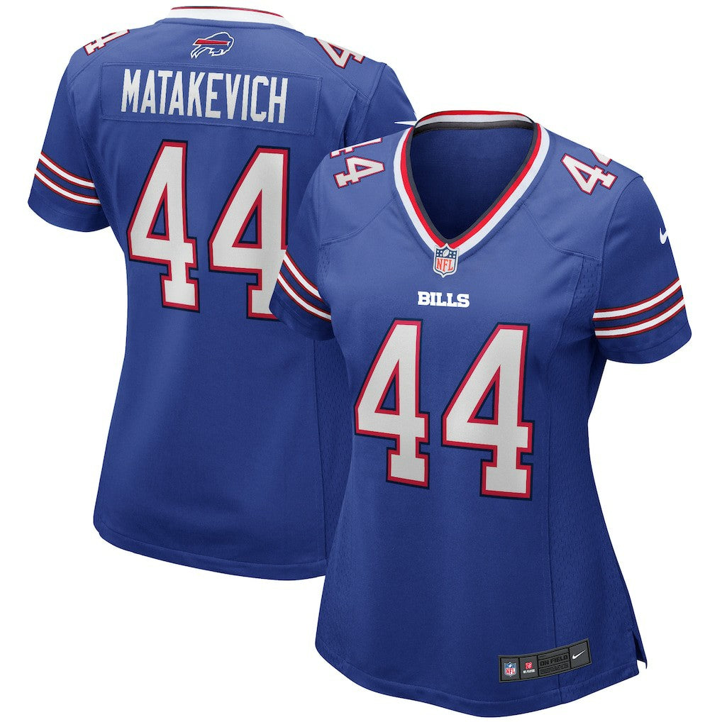 Tyler Matakevich Buffalo Bills Women's Player Game Jersey - Royal Jerseys