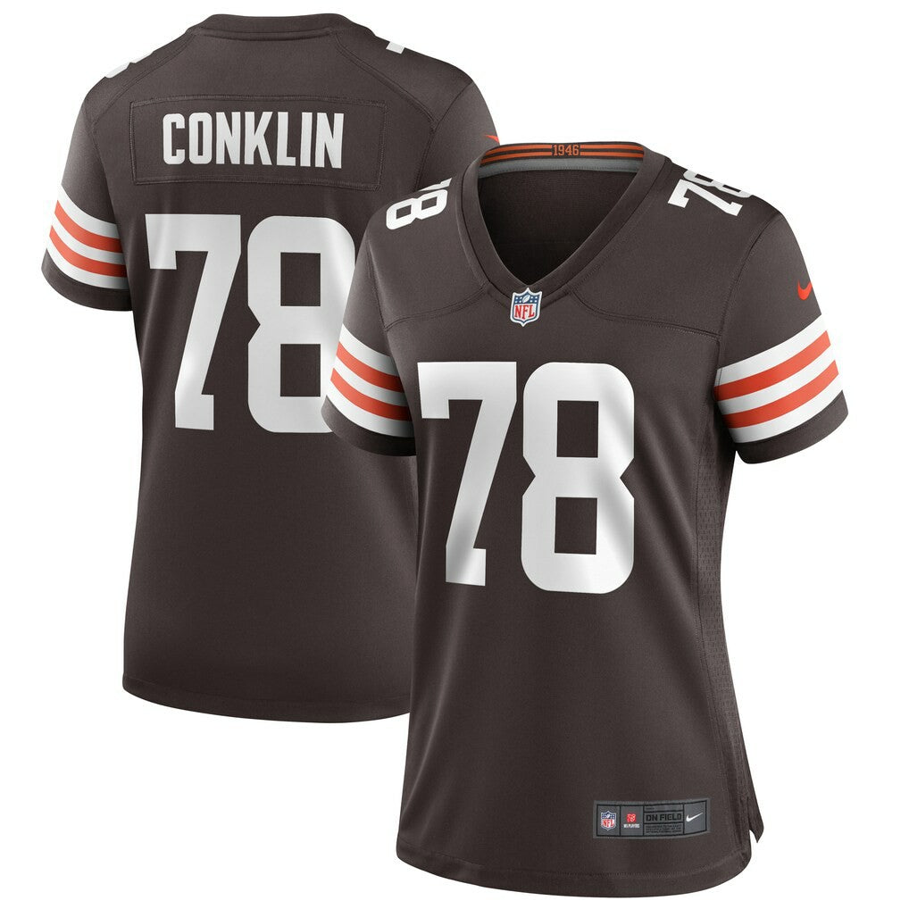 Jack Conklin Cleveland Browns Women's Player Game Jersey - Brown Jerseys