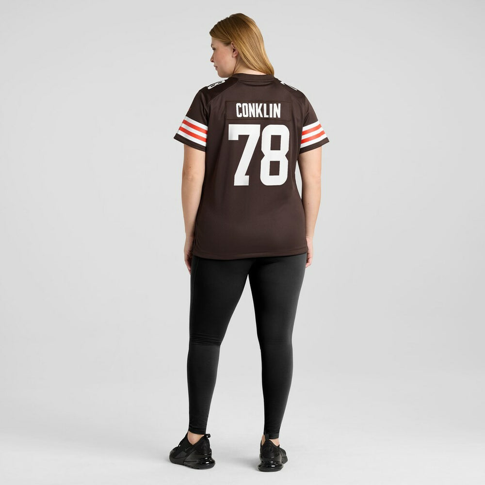 Jack Conklin Cleveland Browns Women's Player Game Jersey - Brown Jerseys