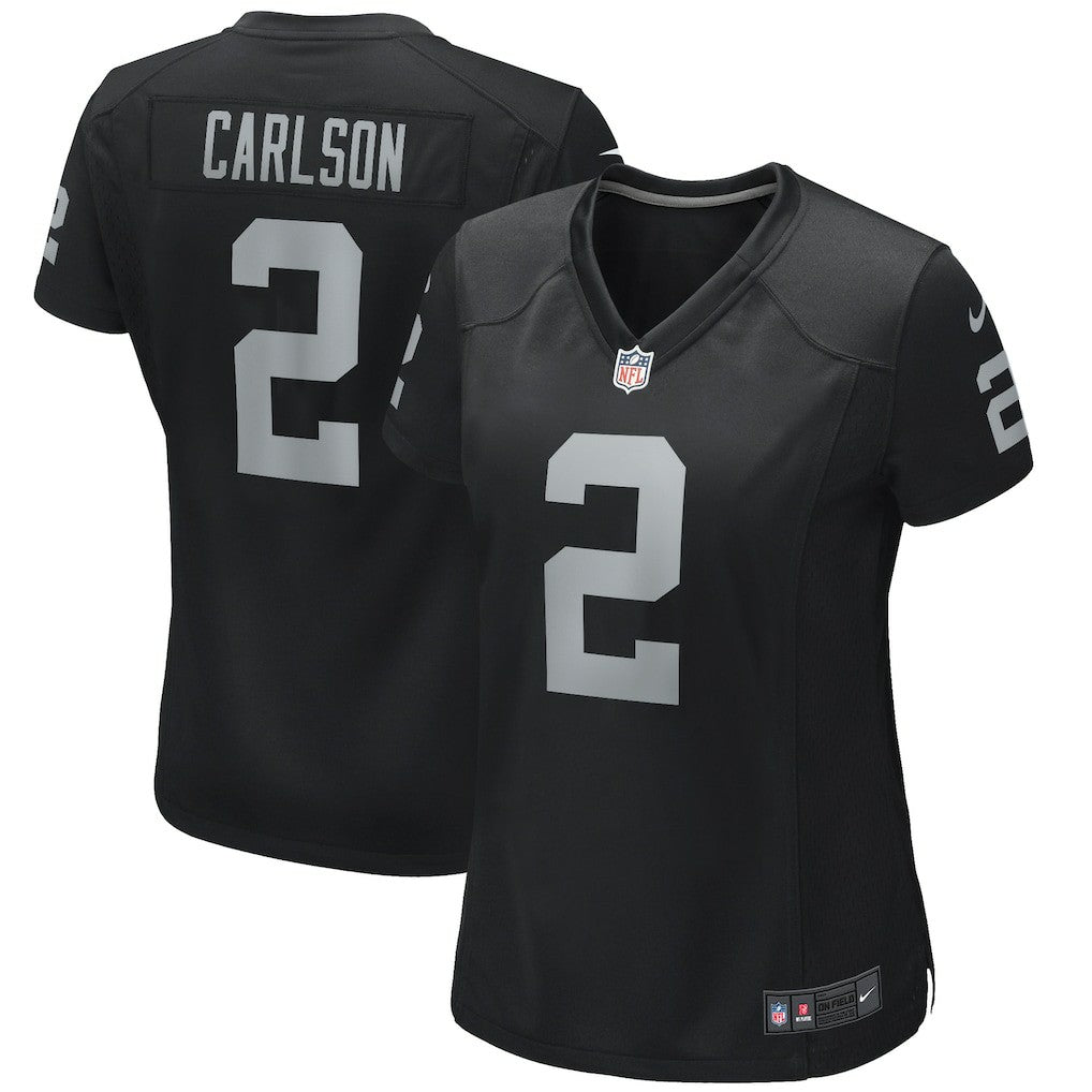 Daniel Carlson Las Vegas Raiders Women's Player Game Jersey - Black Jerseys