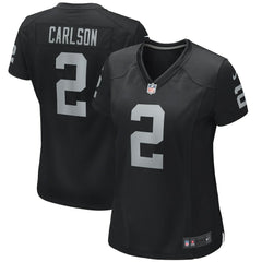 Daniel Carlson Las Vegas Raiders Women's Player Game Jersey - Black Jerseys