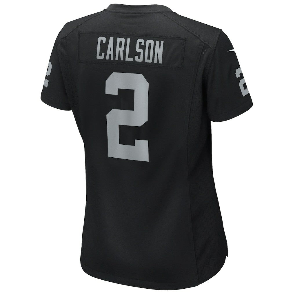 Daniel Carlson Las Vegas Raiders Women's Player Game Jersey - Black Jerseys