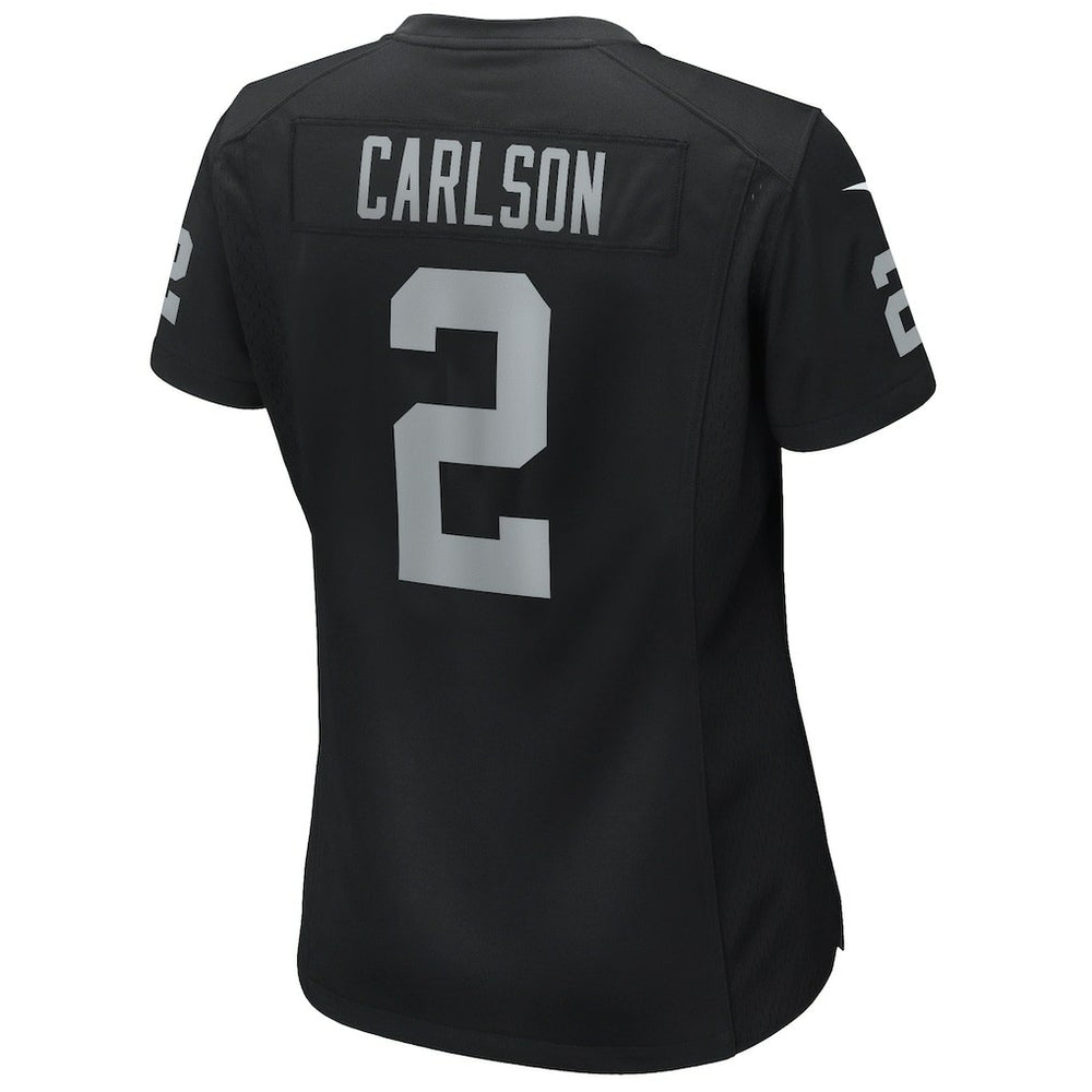 Daniel Carlson Las Vegas Raiders Women's Player Game Jersey - Black Jerseys