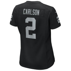 Daniel Carlson Las Vegas Raiders Women's Player Game Jersey - Black Jerseys