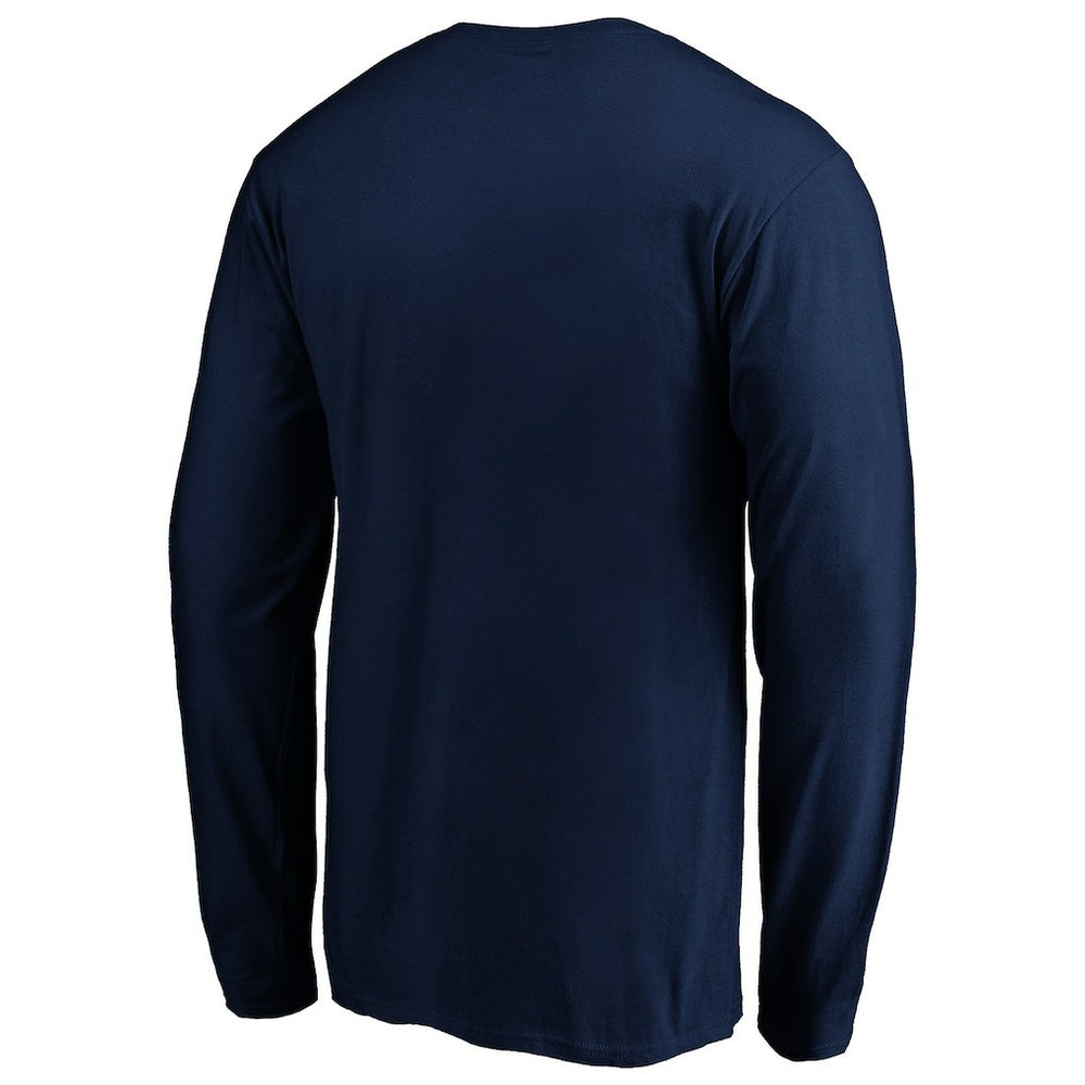 Golden State Warriors Banner Wave Long Sleeve T-Shirt Navy