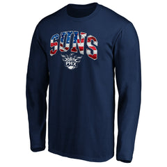 Phoenix Suns Banner Wave Long Sleeve T-Shirt Navy outlet