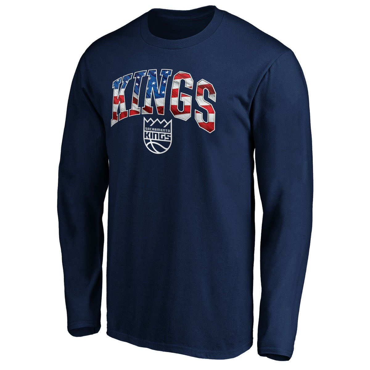 Sacramento Kings Banner Wave Long Sleeve T-Shirt Navy