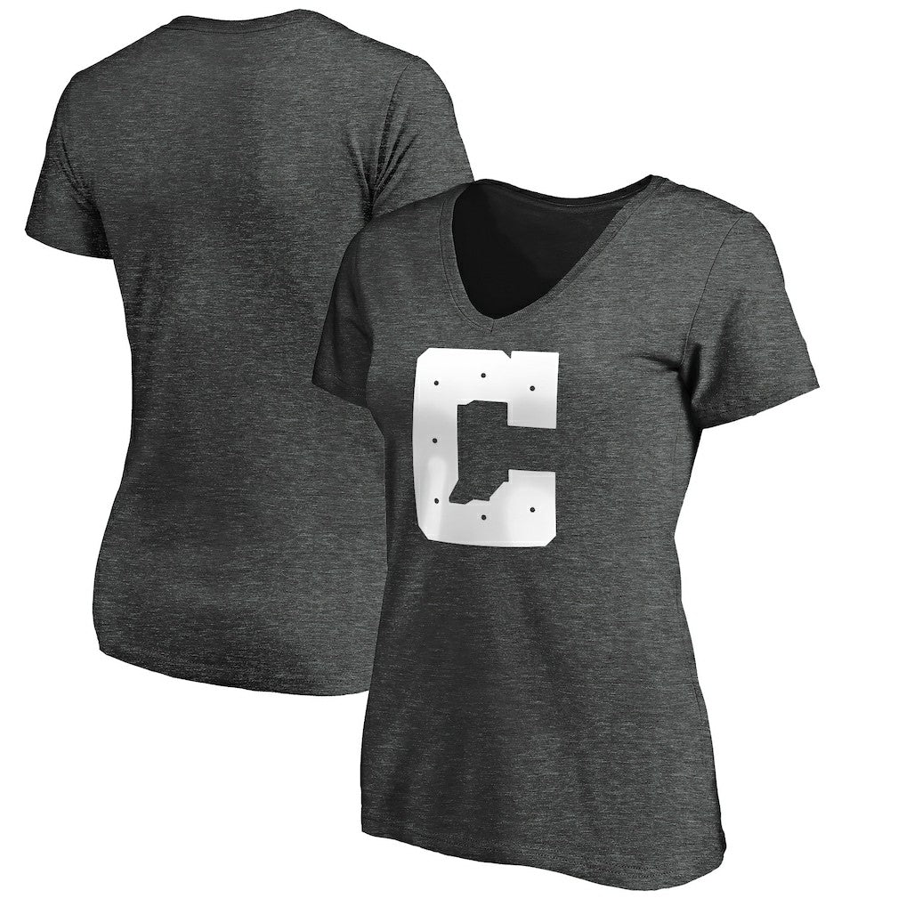 Indianapolis Colts Women's Secondary Logo V-Neck T-Shirt - Heather Gray T-shirts