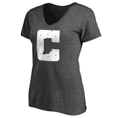 Indianapolis Colts Women's Secondary Logo V-Neck T-Shirt - Heather Gray T-shirts