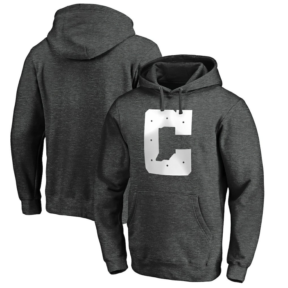 Indianapolis Colts Secondary Logo Pullover Hoodie - Heather Gray Hoodies