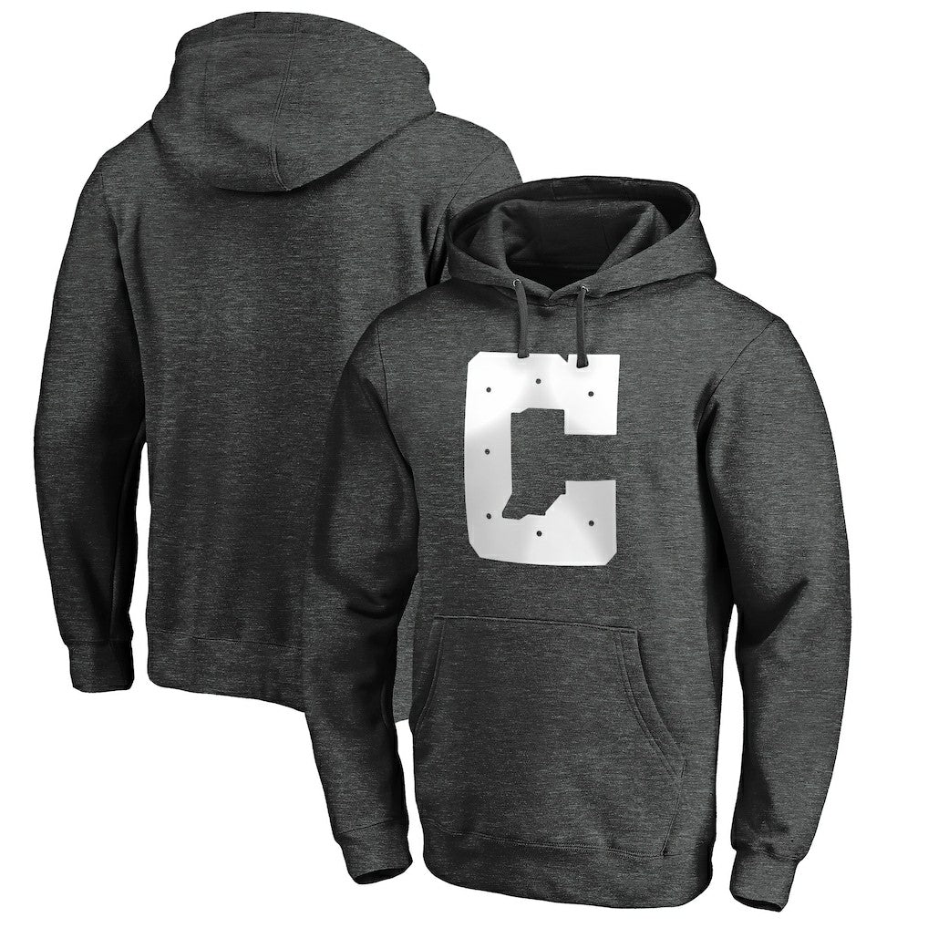 Indianapolis Colts Secondary Logo Pullover Hoodie - Heather Gray Hoodies