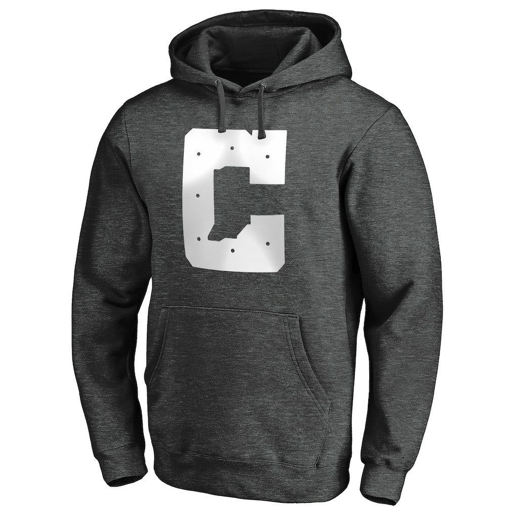 Indianapolis Colts Secondary Logo Pullover Hoodie - Heather Gray Hoodies