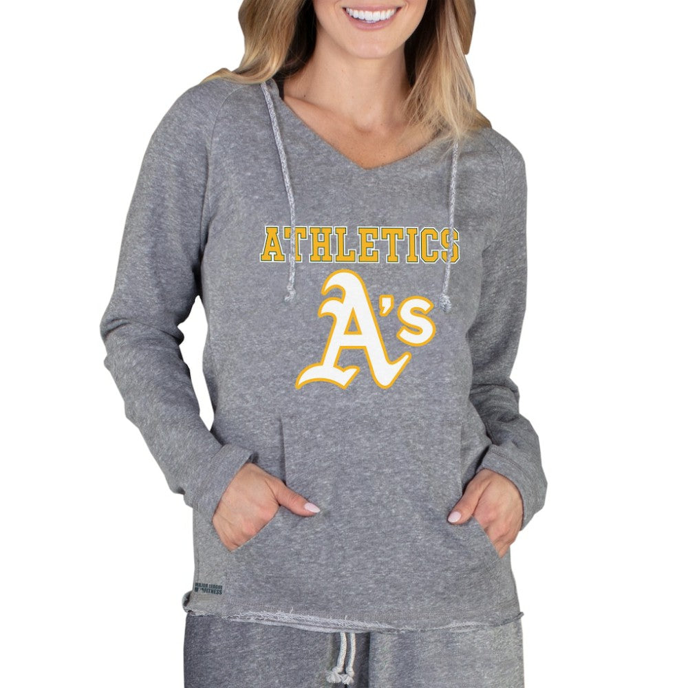 Athletics Concepts Sport Women's Mainstream Terry Long Sleeve Hoodie Top - Gray Hoodies