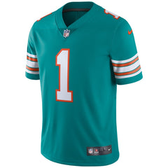Tua Tagovailoa Miami Dolphins Alternate Vapor Limited Jersey - Aqua Jerseys