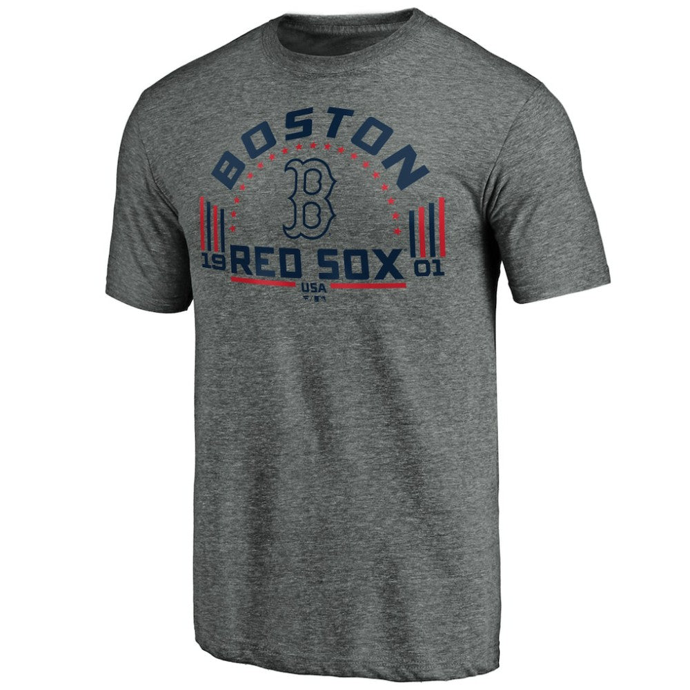 Boston Red Sox Team Freedom Tri-Blend T-Shirt - Gray T-shirts