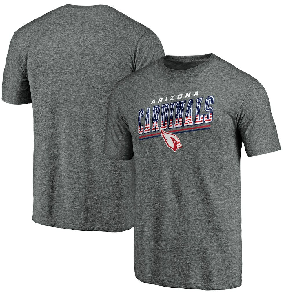 Arizona Cardinals Team Freedom Tri-Blend T-Shirt - Gray T-shirts