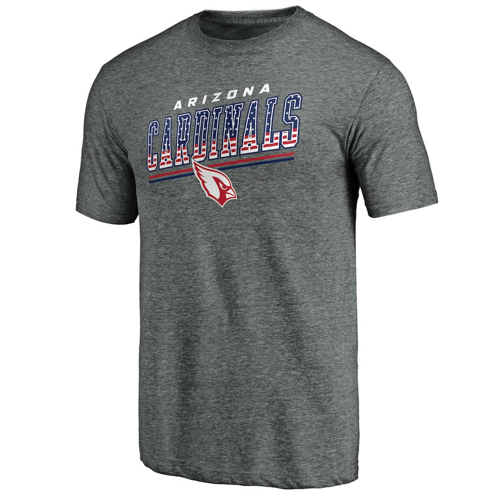 Arizona Cardinals Team Freedom Tri-Blend T-Shirt - Gray T-shirts