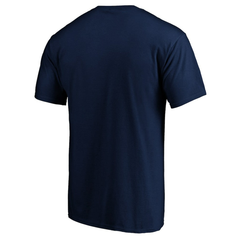 New Jersey Devils Banner Wave Logo T-Shirt - Navy | US 3930366