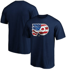 Philadelphia Flyers Banner Wave Logo T-Shirt - Navy | US 3930369