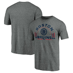 Boston Bruins Team Freedom Tri-Blend T-Shirt - Heathered Gray | US 3930617
