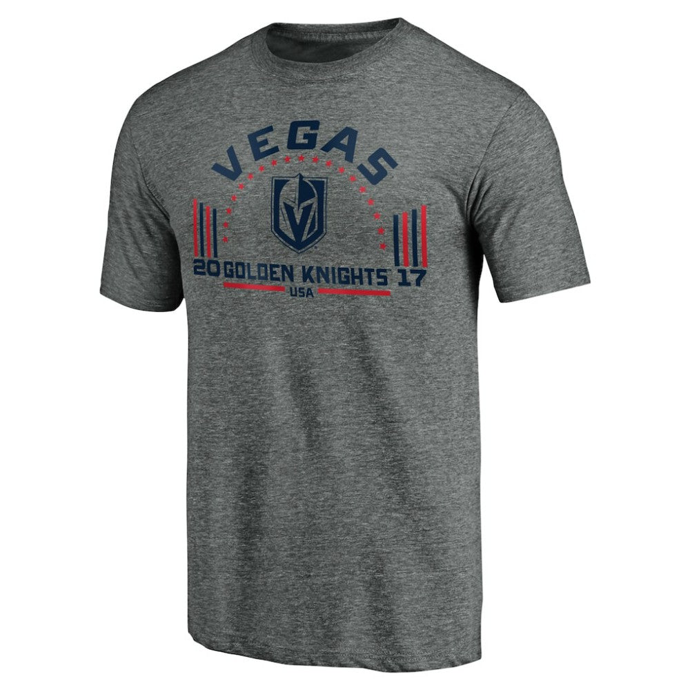 Vegas Golden Knights Team Freedom Tri-Blend T-Shirt - Heathered Gray | US 3930636