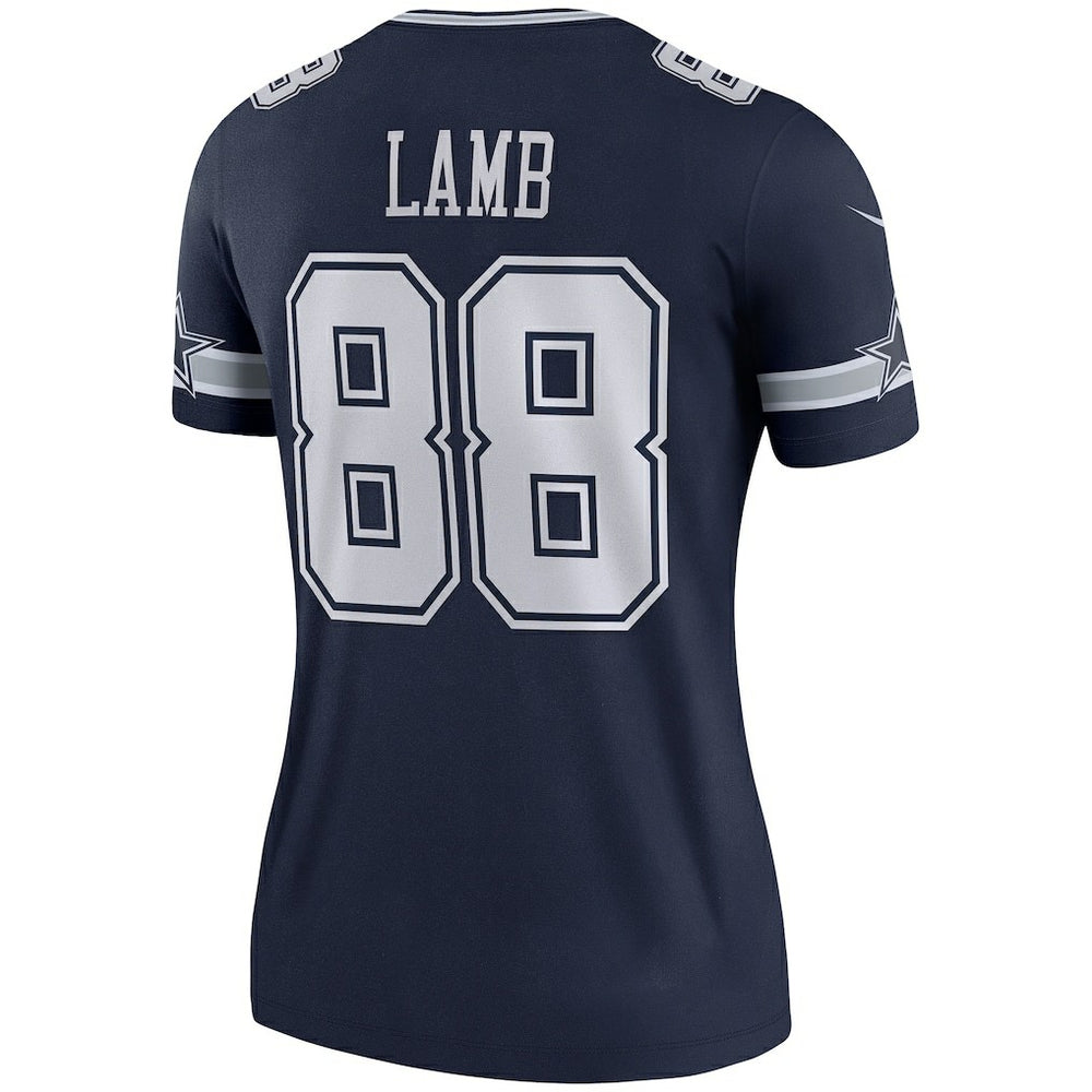 CeeDee Lamb Dallas Cowboys Women's Legend Player Performance Top - Navy Tops