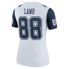 CeeDee Lamb Dallas Cowboys Women's Legend Player Performance Top - White Tops