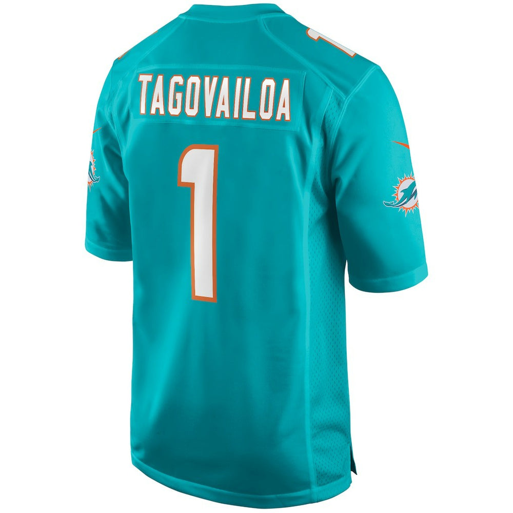 Tua Tagovailoa Miami Dolphins Player Game Jersey - Aqua Jerseys