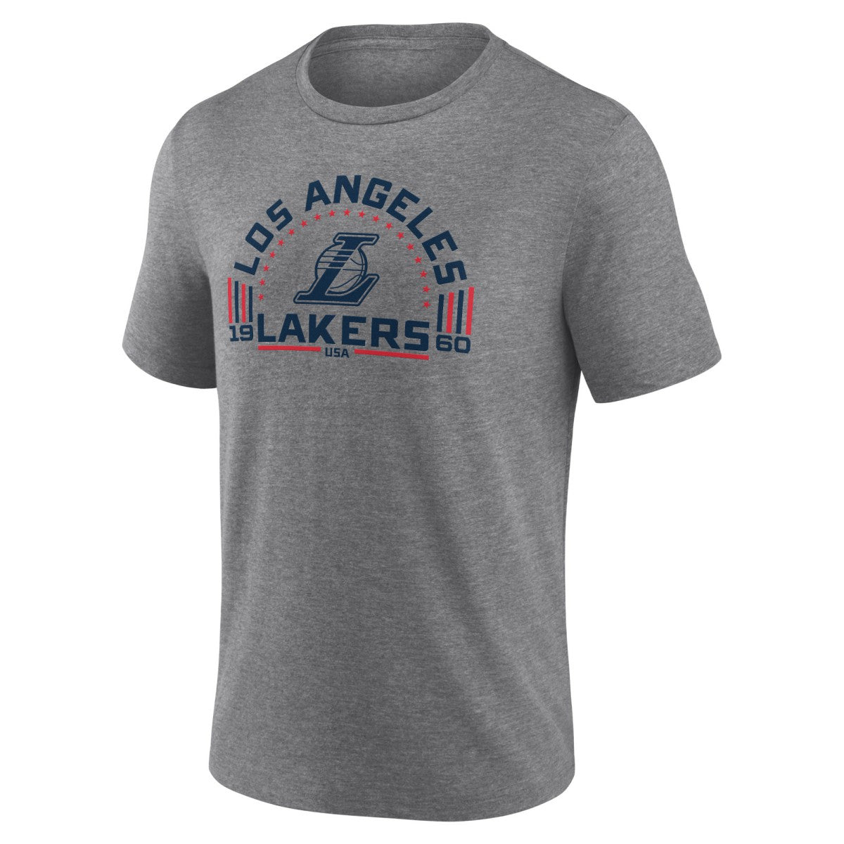 Los Angeles Lakers Team Freedom Tri-Blend T-Shirt Gray outlet
