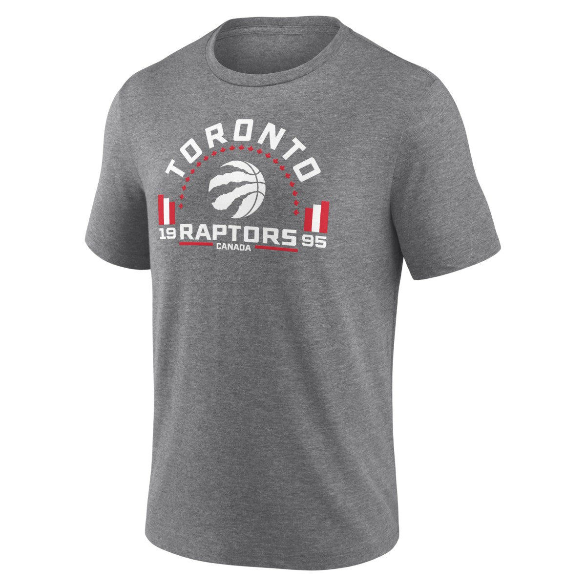 Toronto Raptors Team Freedom Tri-Blend T-Shirt Gray
