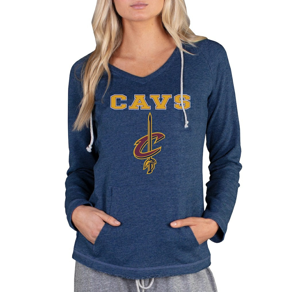 Cleveland Cavaliers Concepts Sport Women's Mainstream Terry Hooded Top Navy
