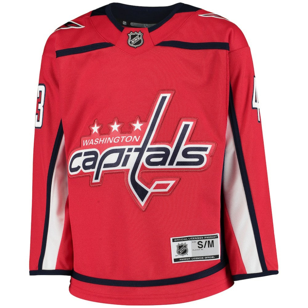 Tom Wilson Washington Capitals Youth Home Premier Player Jersey - Red | US 3942163