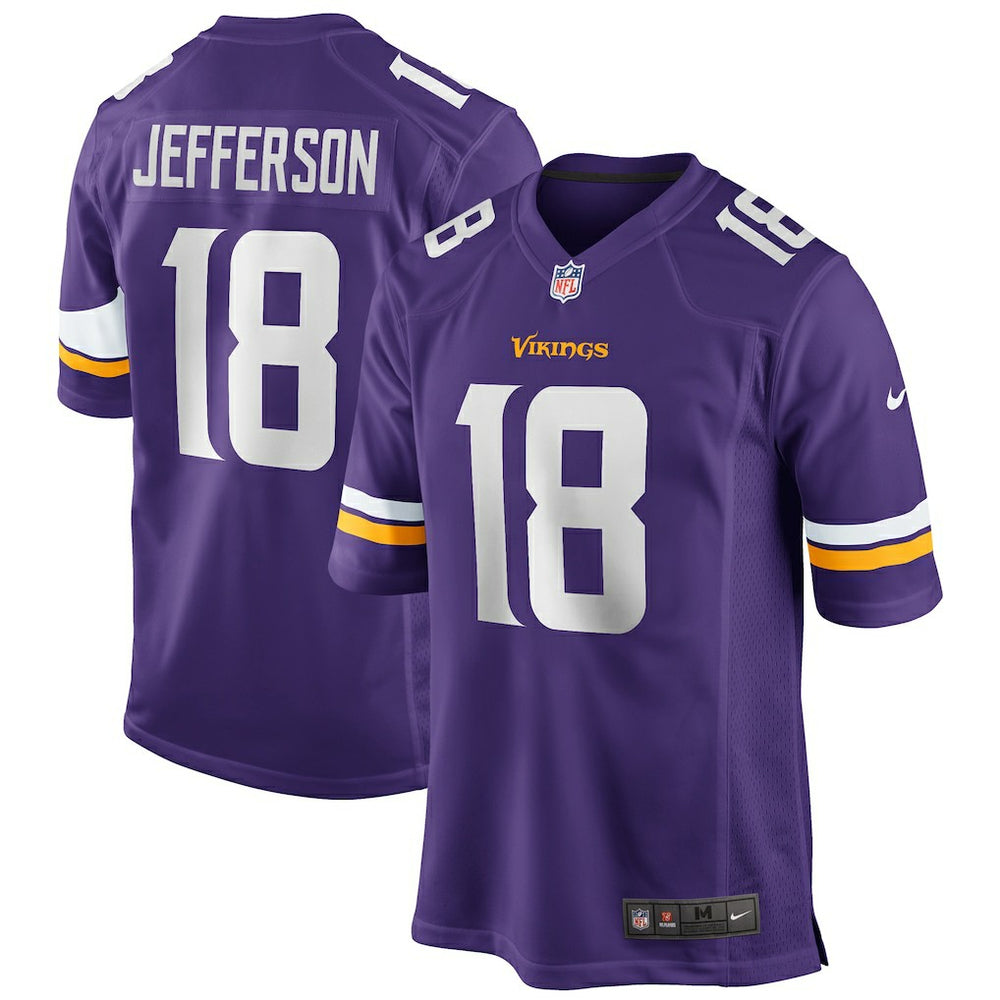 Justin Jefferson Minnesota Vikings Player Game Jersey - Purple Jerseys